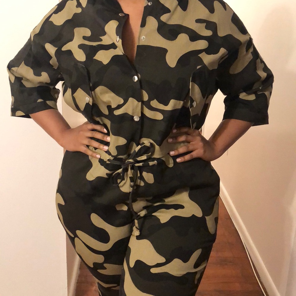 Camouflage Jumpsuit